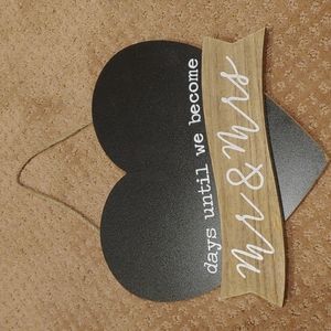 Wedding Countdown chalkboard Sign